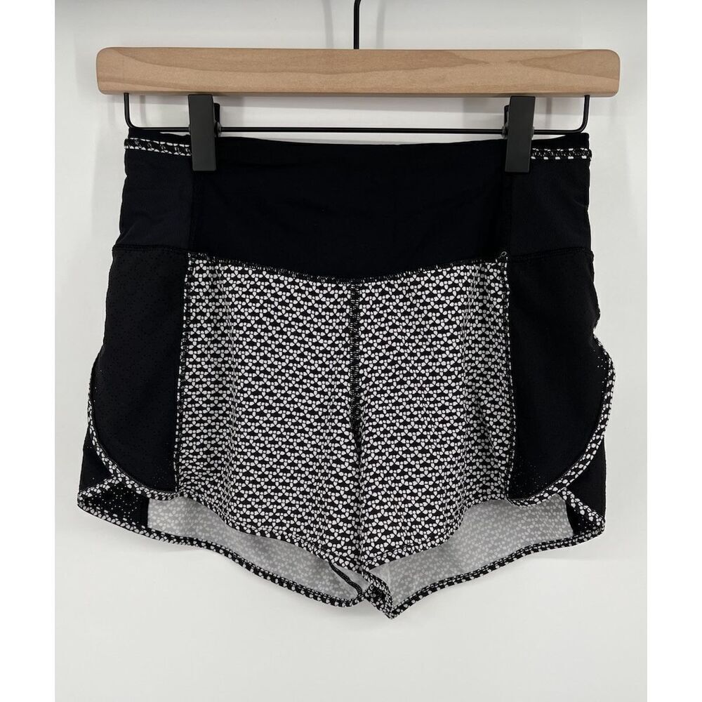 Lululemon Size 4 Real Quick Short *Perforated 3.5" Black LW7AY3S Pickleball